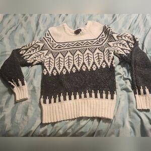 Vintage Mayo Wenty Sweater Mens XL Black / Cream‎ 1980s Coogi
